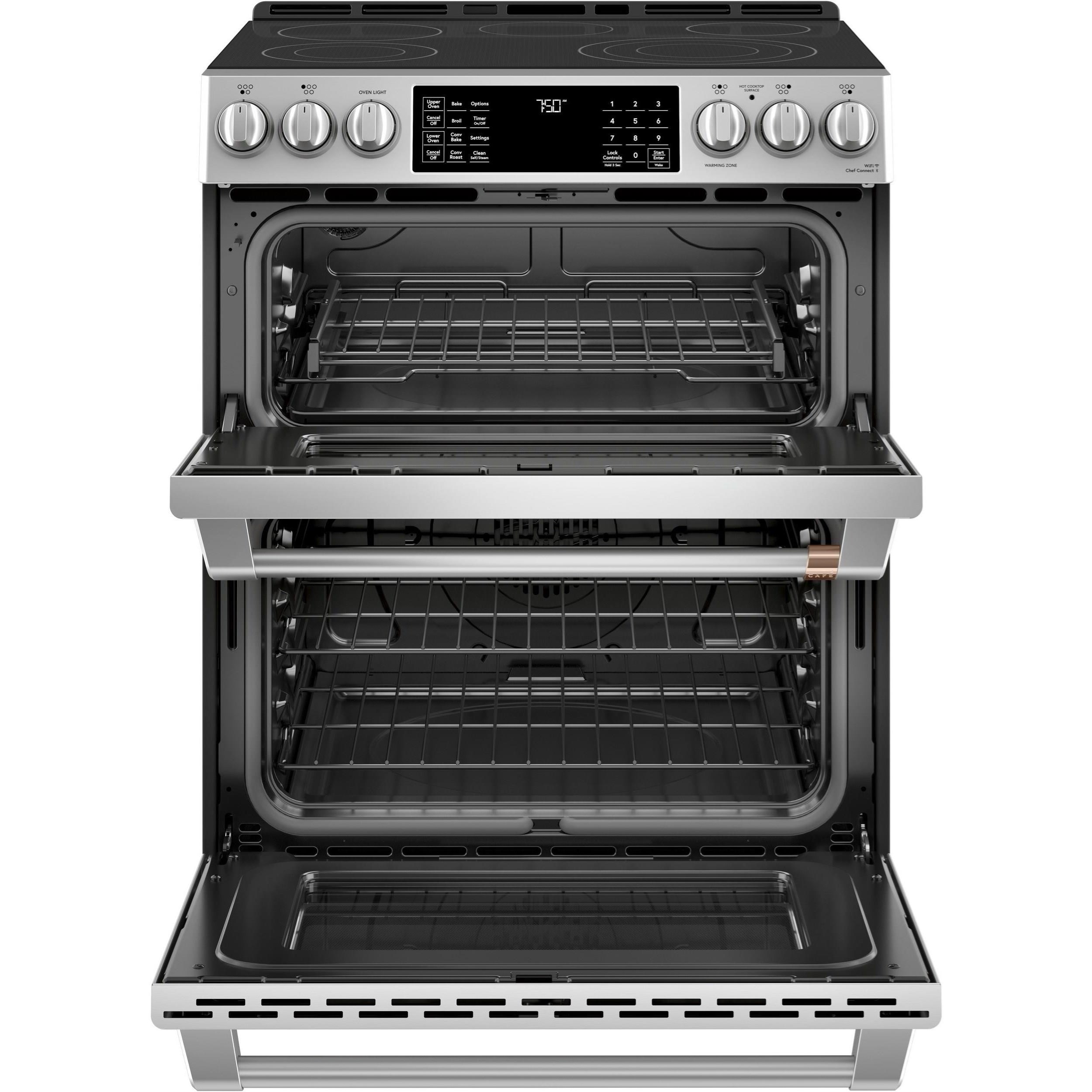 GE Appliances Cafe´™ 30" Smart SlideIn, FrontControl, Radiant and